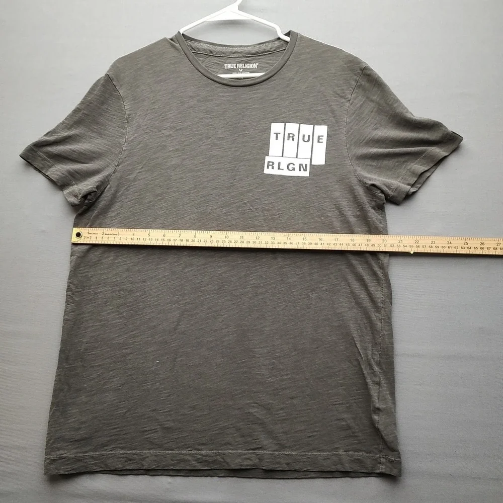 True Religion Men's Medium Black Short Sleeve Pullover T-shirt Medium